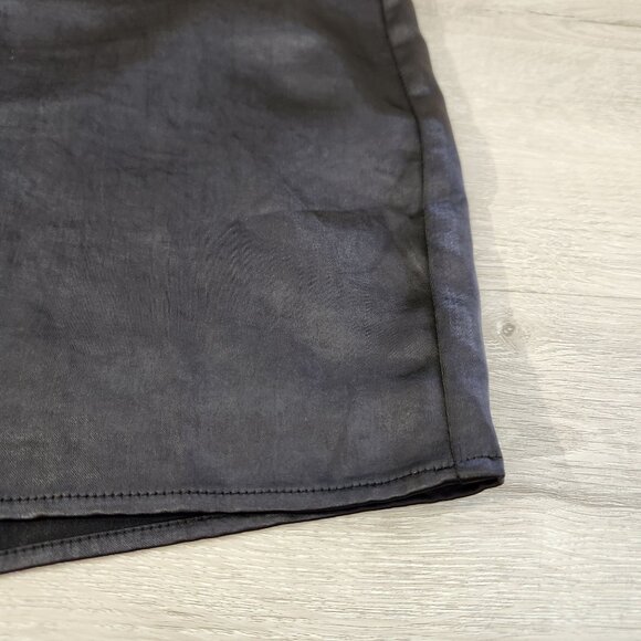 Lulus Stay Celebrating Black Satin Bodycon Mini Dress Women's Size S - Picture 12 of 16